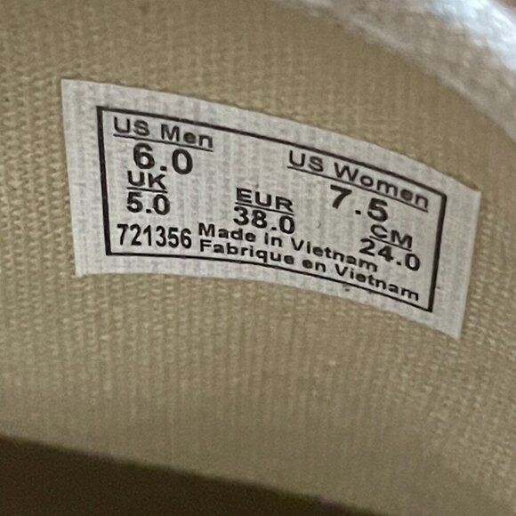 Vans Speckle Linen Tan Authentic Lo Pro Shoes, Women's 7.5 Men's 6 - Picture 6 of 6